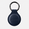 Zaat leather NFC keychain, navy color