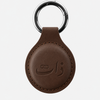 Zaat leather NFC keychain, Arabic logo, burgundy color