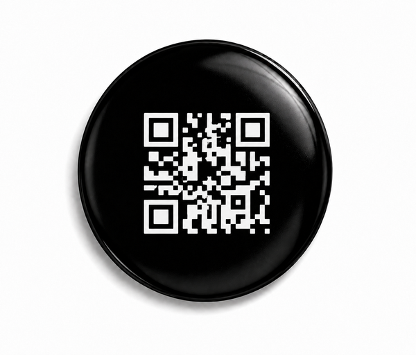 Zaat NFC sticker being tapped with a smartphone