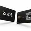 Zaat NFC business card, geometric design