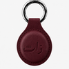 Zaat leather NFC keychain, Arabic logo, brown color