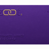Zaat Aura custom engraved NFC card, purple