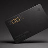 Zaat Aura custom engraved NFC card, engraving close-up
