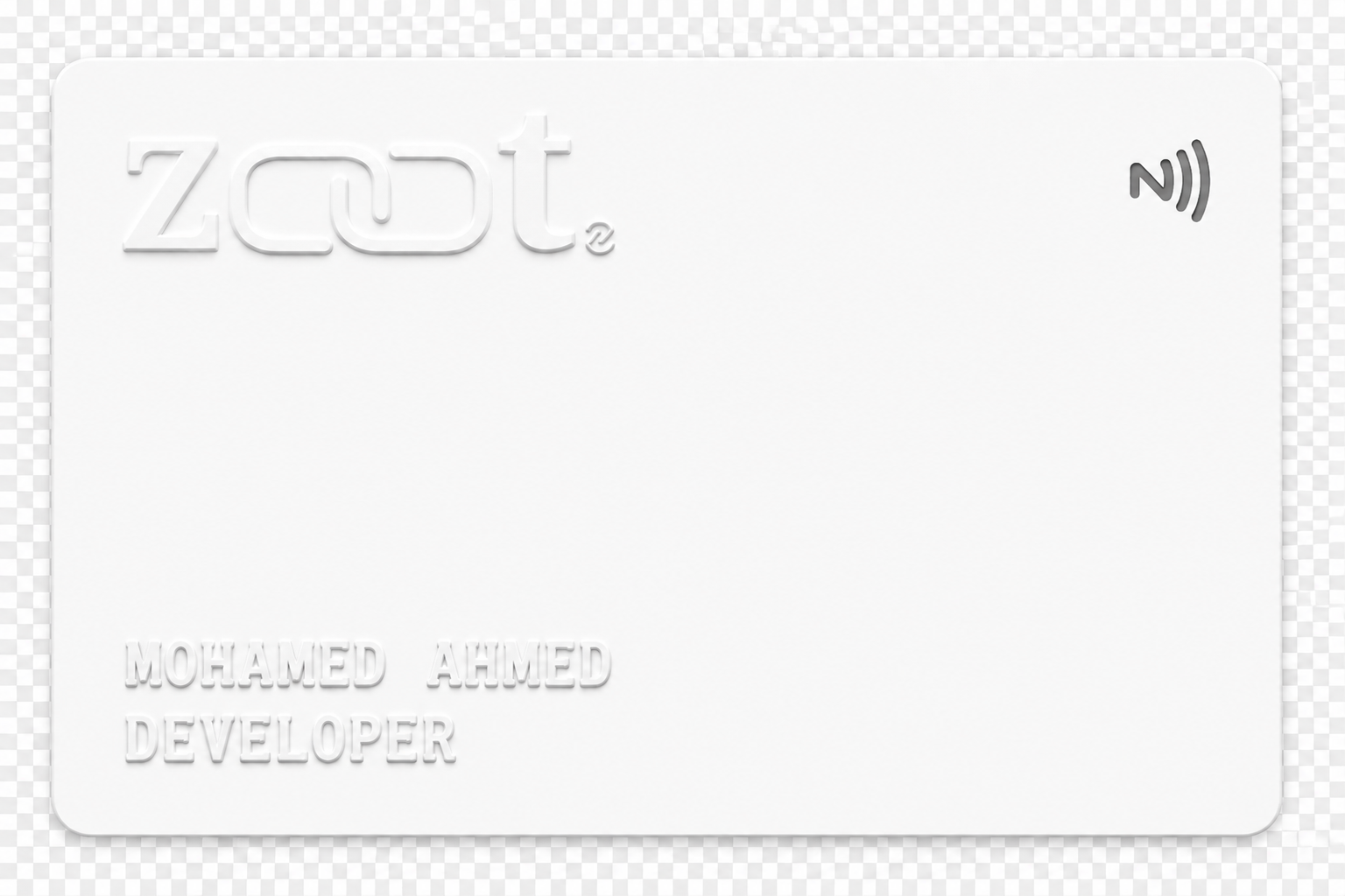 Zaat NFC Card Hover